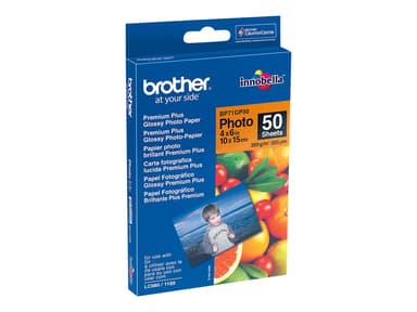 Brother Papir Foto Glossy 10x15cm 50 ark 
