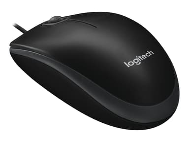 Logitech B100 USB-A Mus Svart