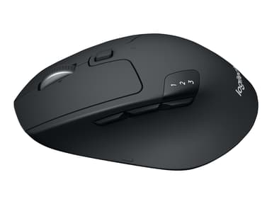 Logitech M720 Triathlon Wireless RF trådløs + Bluetooth Mus Svart