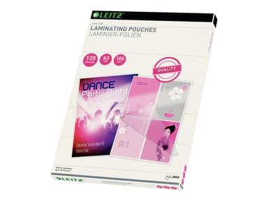 Leitz Laminointitasku 125mic A3 100kpl 