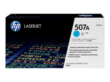 HP Värikasetti Syaani 507A 6K - CE401A 