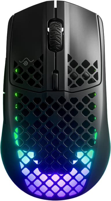 Steelseries Aerox 3 RF trådløs + Bluetooth Mus Sort