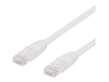 Deltaco Kytkentäkaapeli RJ-45 Cat6 0.5m Valkoinen