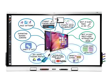SMART Board 6086s Interactive Display With Iq/smart Learning 