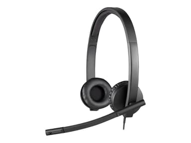 Logitech H570e Stereo USB-A Noir, Svart