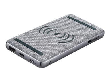 Sandberg Powerbank 10000mAh PD20W + Wireless 10000mAh Grå Svart