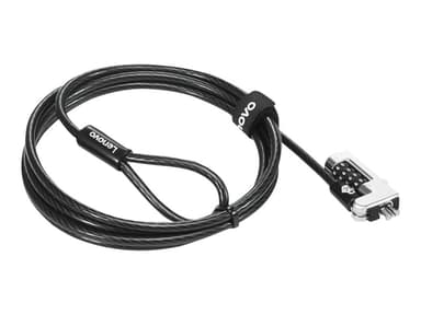 Lenovo 4XE1F30277 kabellås Sort 1,8 m 