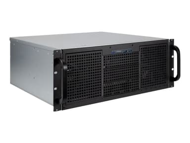 Inter-Tech 4U-40240 4U 19" RACK CHASSI BLACK - Fyndvara klass 2 Rack Grå Svart