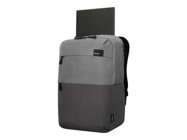 Targus Sagano 39,6 cm (15.6") Ryggsäck Svart, Grå 15.6" Polyetentereftalat (PET) Grå, Svart