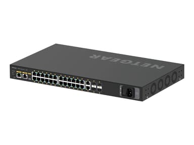 Netgear GSM4230P-100EUS nettverkssvitsj Håndtert L2/L3 Gigabit Ethernet (10/100/1000) Strøm over Ethernet (PoE) 1U Sort 