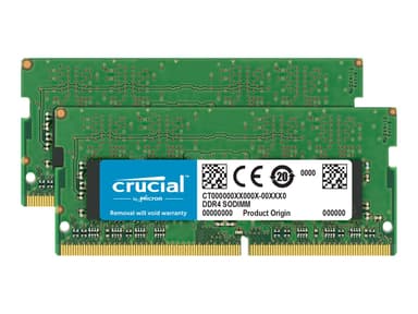 Crucial CT2K16G4S266M geheugenmodule 32 GB 2 x 16 GB DDR4 2666 MHz 32GB 2666MHz DDR4 SO-DIMM