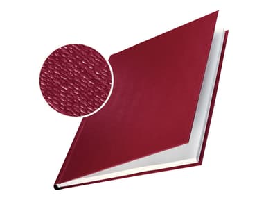Leitz ImpressBIND Omslag Hård Linnestruktur Bordeaux A4 10.5mm 10st 