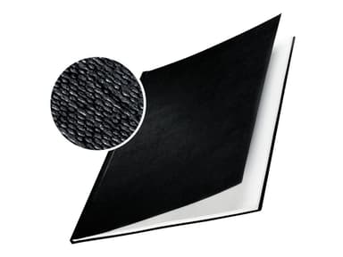 Leitz ImpressBIND Omslag Hård Linnestruktur Svart A4 17.5mm 10st 