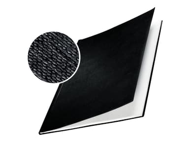 Leitz ImpressBIND Omslag Hård Linnestruktur Svart A4 24.5mm 10st 