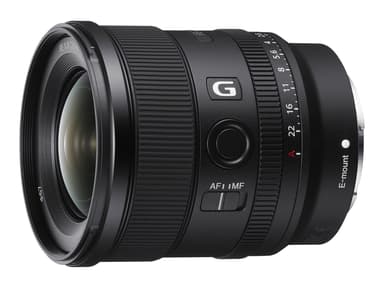 Sony FE 20 mm F1.8 G MILC Ultrabredt Sort Sony E
