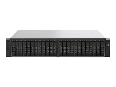 QNAP TS-h2490FU NAS Stativ (2U) EPYC 7302P 256 GB DDR4 0 TB QuTS hero Sort, Grå