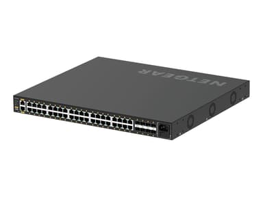 Netgear GSM4248P-100EUS verkkokytkin Hallittu L2/L3/L4 Gigabit Ethernet (10/100/1000) Power over Ethernet -tuki Musta 