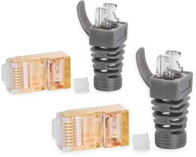 Jenving Network Connector CAT8 STP RJ45 2-pack 