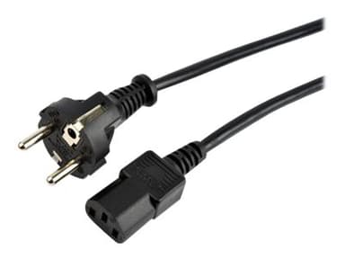 Prokord Strömkabel 5m CEE7/7 C13 Svart