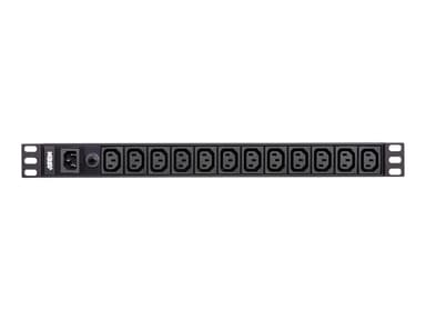 Aten PE0112G strømdistribusjonsenhet (PDU) 12 AC-utganger 1U Sort