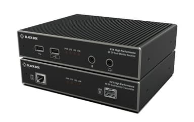 Black Box KVXHP KVM Förlängning 4K Displayport CATx/Fiber KVM TX+RX 