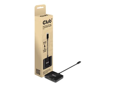 Club 3D CLUB3D USB Type C MST Hub to Dual HDMI 4K60Hz M/F 