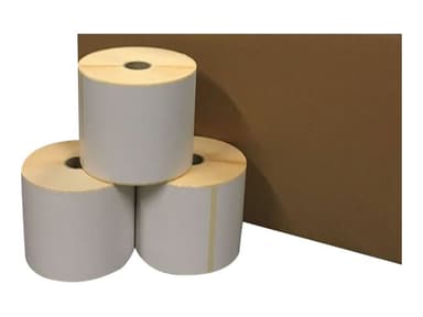 Capture Etiketter TT 57x32mm Core 25 Avtagningsbar Perforerade 2100st/rulle 12-Pack 