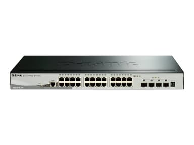 D-Link DGS-1510-28X/E 24 x 100/100/1000 + 4 x 10G SFP+ L3 Managed Switch 