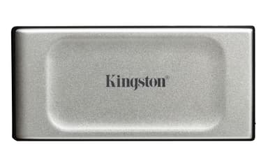 Kingston XS2000 Portable SSD 1TB USB-C Sort, Sølv