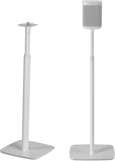 Flexson Gulvstativ til SONOS ONE/PLAY:1 – Hvit 2-pakning 