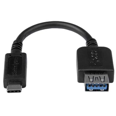 Startech 6in USB C to A Adapter Cable M/F 0.15m USB C USB A Zwart