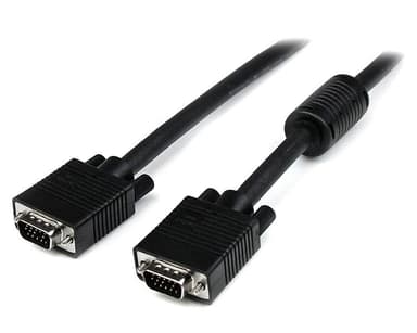 Startech 5m Coax High Resolution Monitor VGA Video Cable HD15 m/m 5m VGA VGA Svart