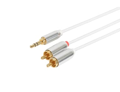 Prokord Äänikaapeli 10m 3.5mm 2 x RCA