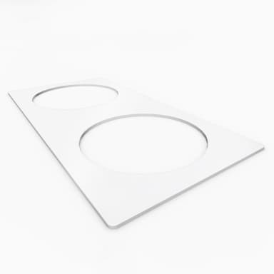 Forming Function Powerdot Twin Metal Frame White 