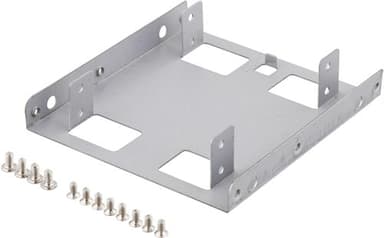 Deltaco Adapter för lagringsfack 2X2.5" i 3.5" fack 
