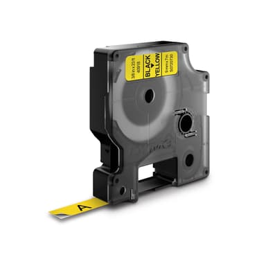 Dymo Tape D1 9mm Musta/Keltainen 