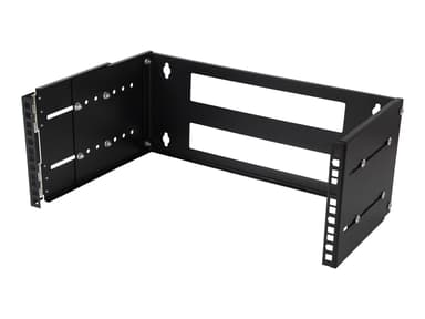 Deltaco 19" Wall Mounted 4U Black 