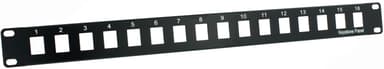 Direktronik Patchpanel Svart 1U