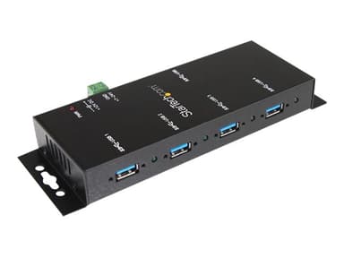 Startech 4 Port Industrial USB 3.0 Hub Mountable USB 3.2 Gen 1 (3.1 Gen 1) Type-B USB 3.2 Gen 1 (3.1 Gen 1) Type-A