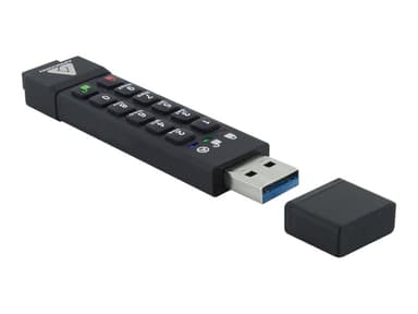 Apricorn Aegis Secure Key 3Z USB 3.1 Flash Drive 128GB 128GB USB A-tyyppi Musta