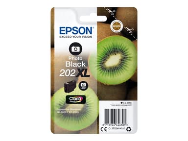 Epson Blæk Foto Sort 7.9ml 202XL - XP-6000/XP-6005