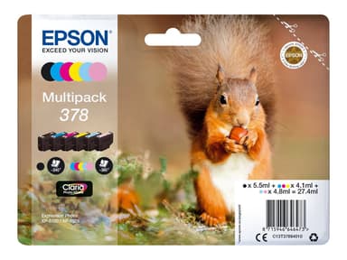 Epson Inkt Multipack (BK/C/M/Y/LM/LC) 378