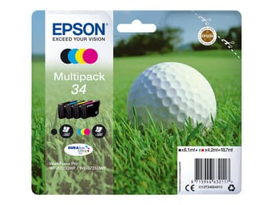 Epson Bläck Multipack (BK/C/M/Y) 34 