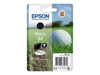 Epson Blekk Svart 6.1ml 34 - WF-3720 