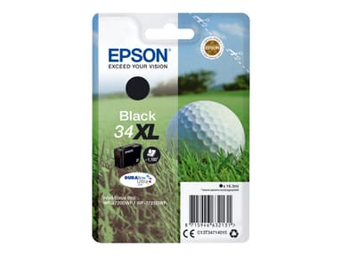 Epson Bläck Svart 16.3ml 34XL - WF-3720