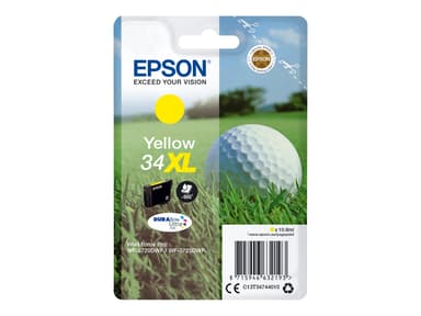 Epson Muste Keltainen 10.8ml 34XL - WF-3720 
