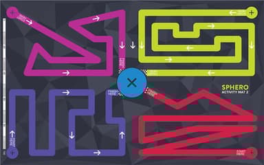 Sphero Aktivitetsmatta Matta 2 - Maze Matta 