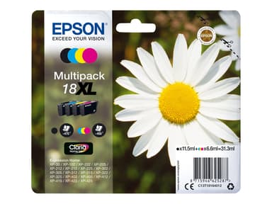 Epson Muste Monipakkaus (B/C/M/Y) 18XL - XP-302 