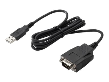 HP Seriell adapter USB-A DB9 Svart