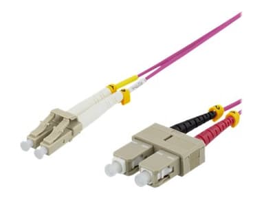 Deltaco LCSC-700 0.5m LC SC OM4